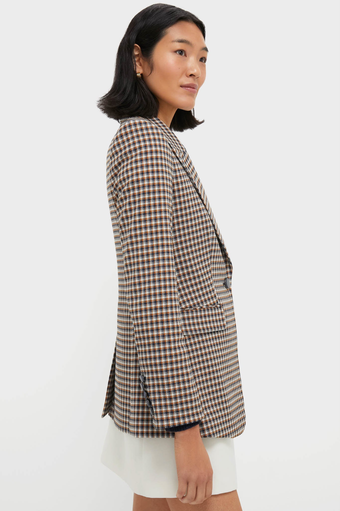 Navy Multi Livvy Dickey Jacket | Veronica Beard