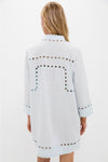Pale Blue Cutout Dawson Tunic