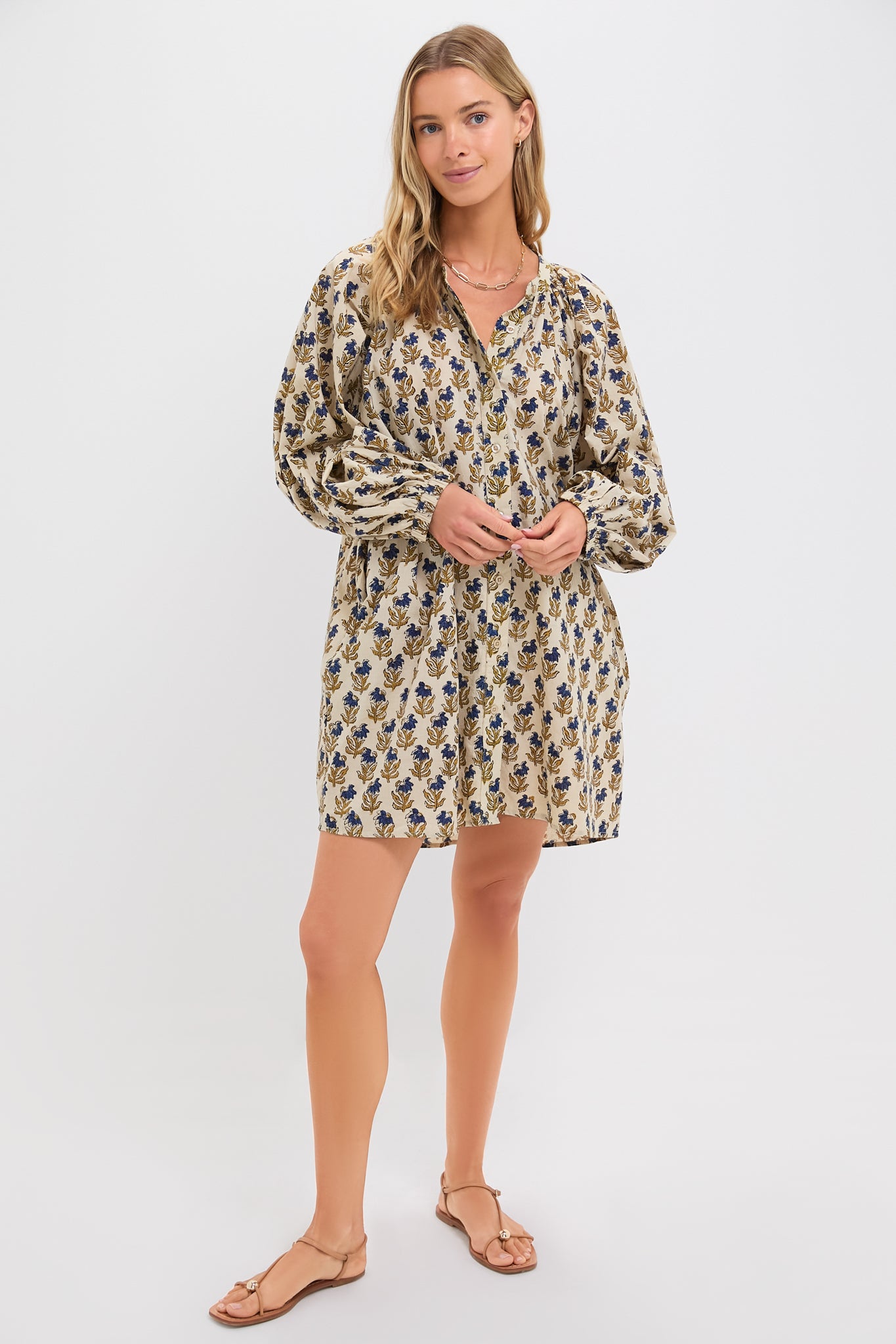 The Golden Print Minka Dress