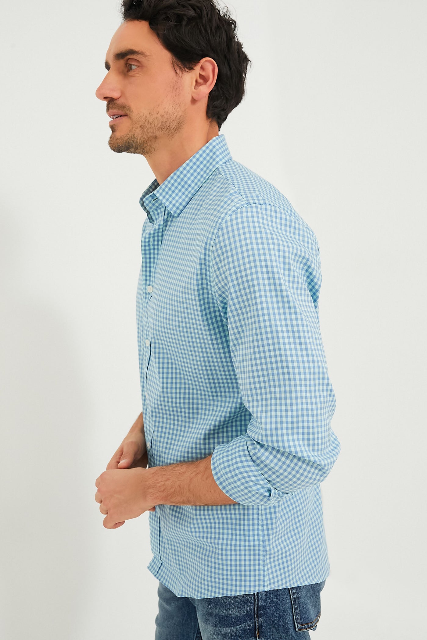 Seabreeze Gingham Movement Shirt