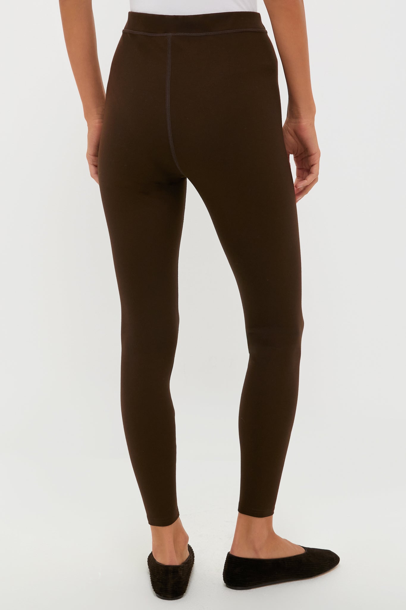 Chocolate Brown High Rise Compression September Leggings