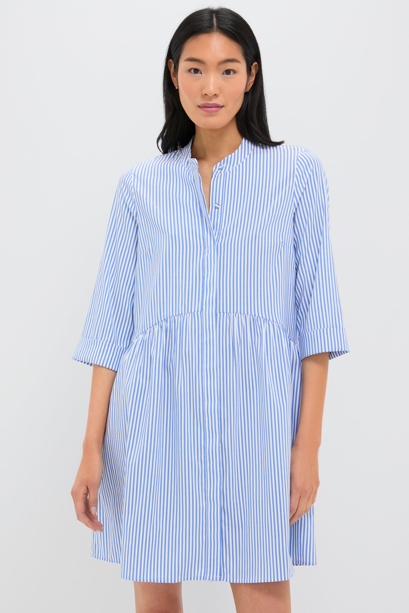 Tuckernuck Blue Stripe Royal Shirt Dress Blue Stripe / XXXL
