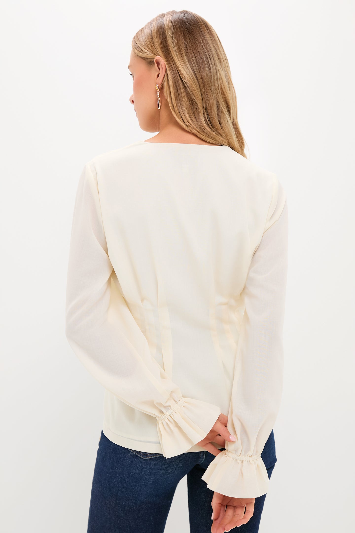 Ivory Pintuck Madison Blouse