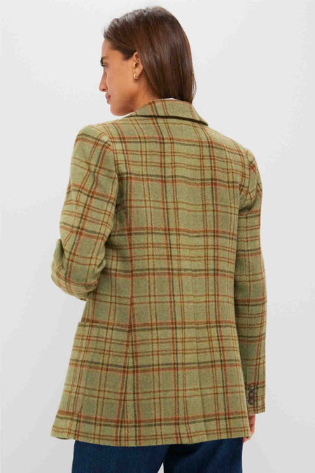 Sherwood Plaid Wool Herron Blazer