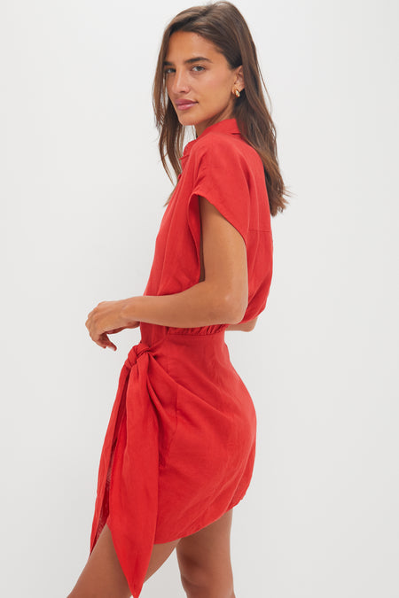 Poppy Red San Vito Sarong
