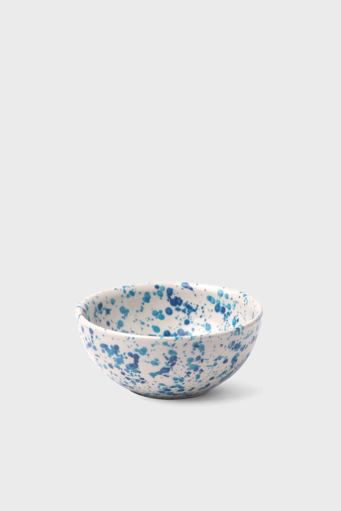 Mixed Blue Spongeware Sconset Cereal Bowls (Set of 4)