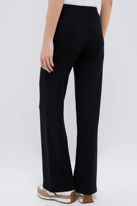 Black Lauren Wide Leg Pants