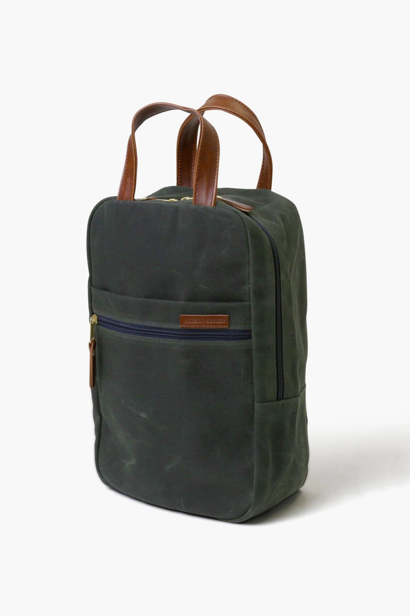 Hunter Green Waxed Canvas Heritage Golf Shoe Bag
