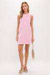 Soft Pink Bow Bella Mini Dress