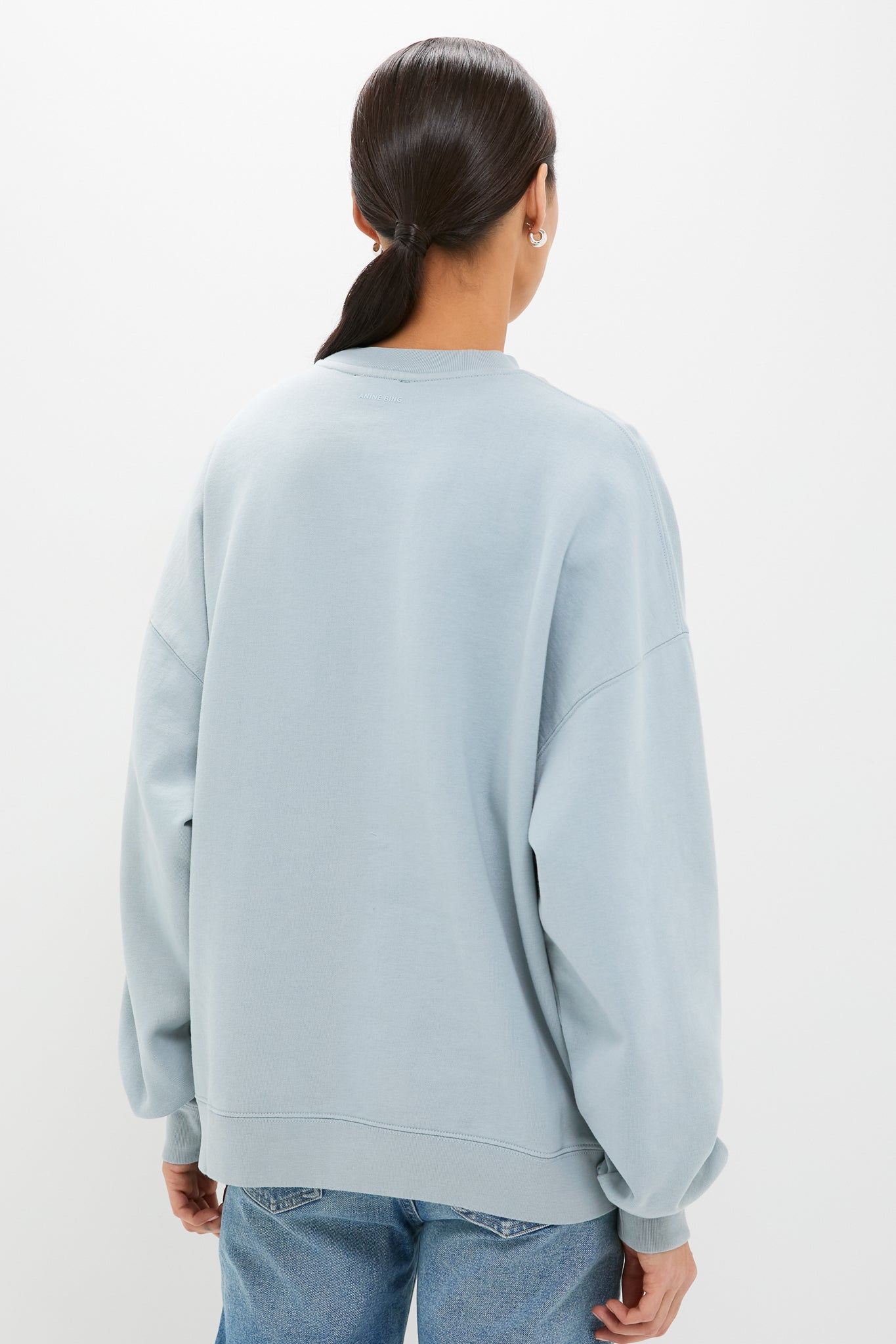 Light Blue Miles Oversized Sweatshirt