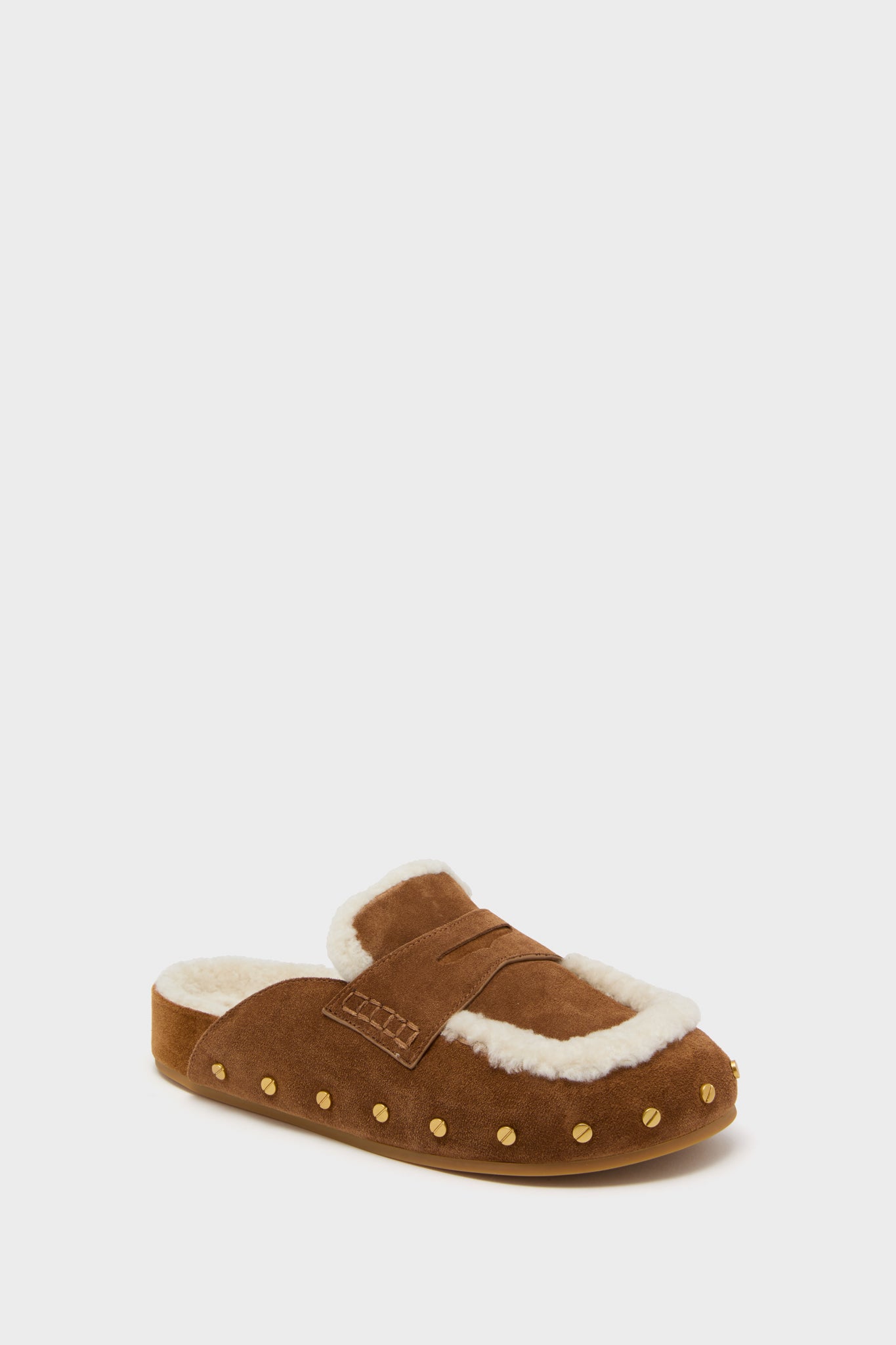 Hazelwood and Ecru Fenix Slippers | Veronica Beard