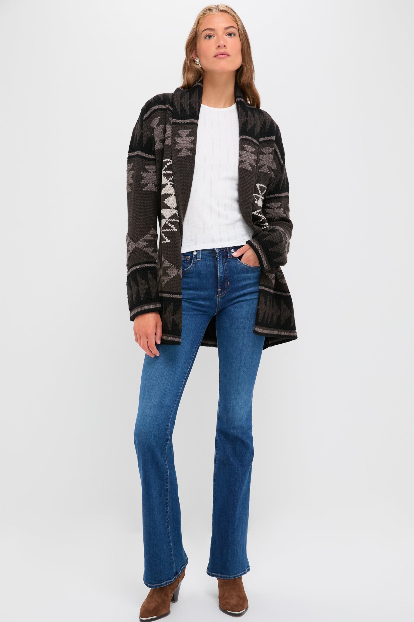 ジャケット・アウター ROLLING STUDIOS TEDDY JACKET WOOL Wool Blend Ranch Teddy Wrap Cardigan | Tuckernuck