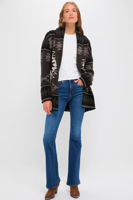 Wool Blend Ranch Teddy Wrap Cardigan