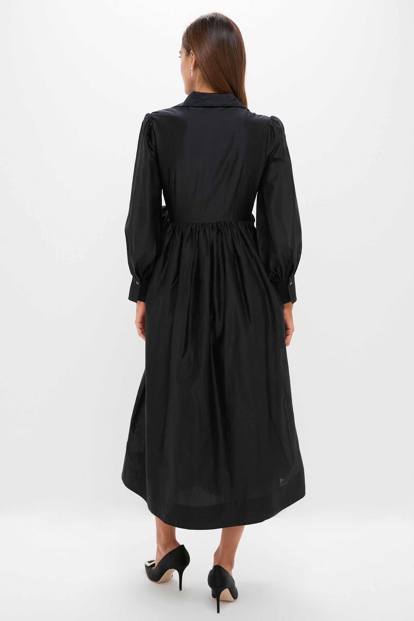 Tuckernuck Black Tie Front Bow Bea Maxi Dress Black / XXS Tuckernuck Black Tie Front Bow Bea Maxi Dress Black / XXS