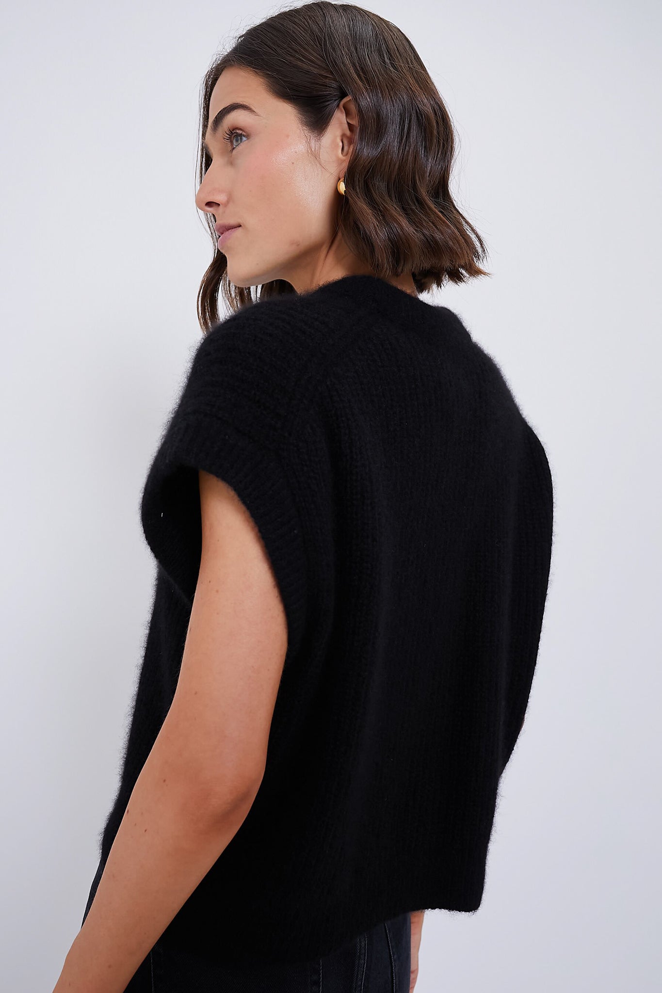 Black Softest Olivia Vest