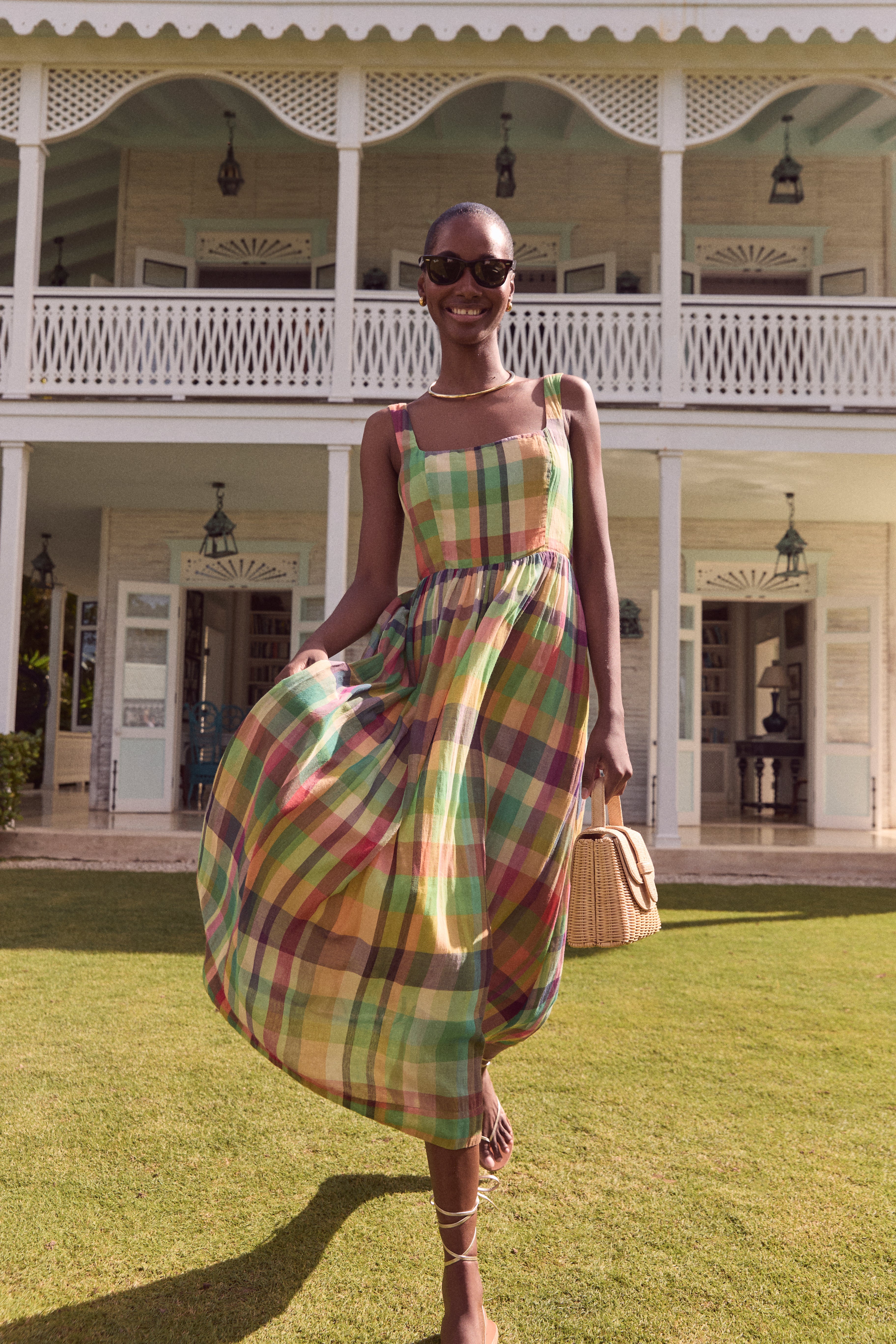 Ambrosia Check Esme Dress | Tuckernuck