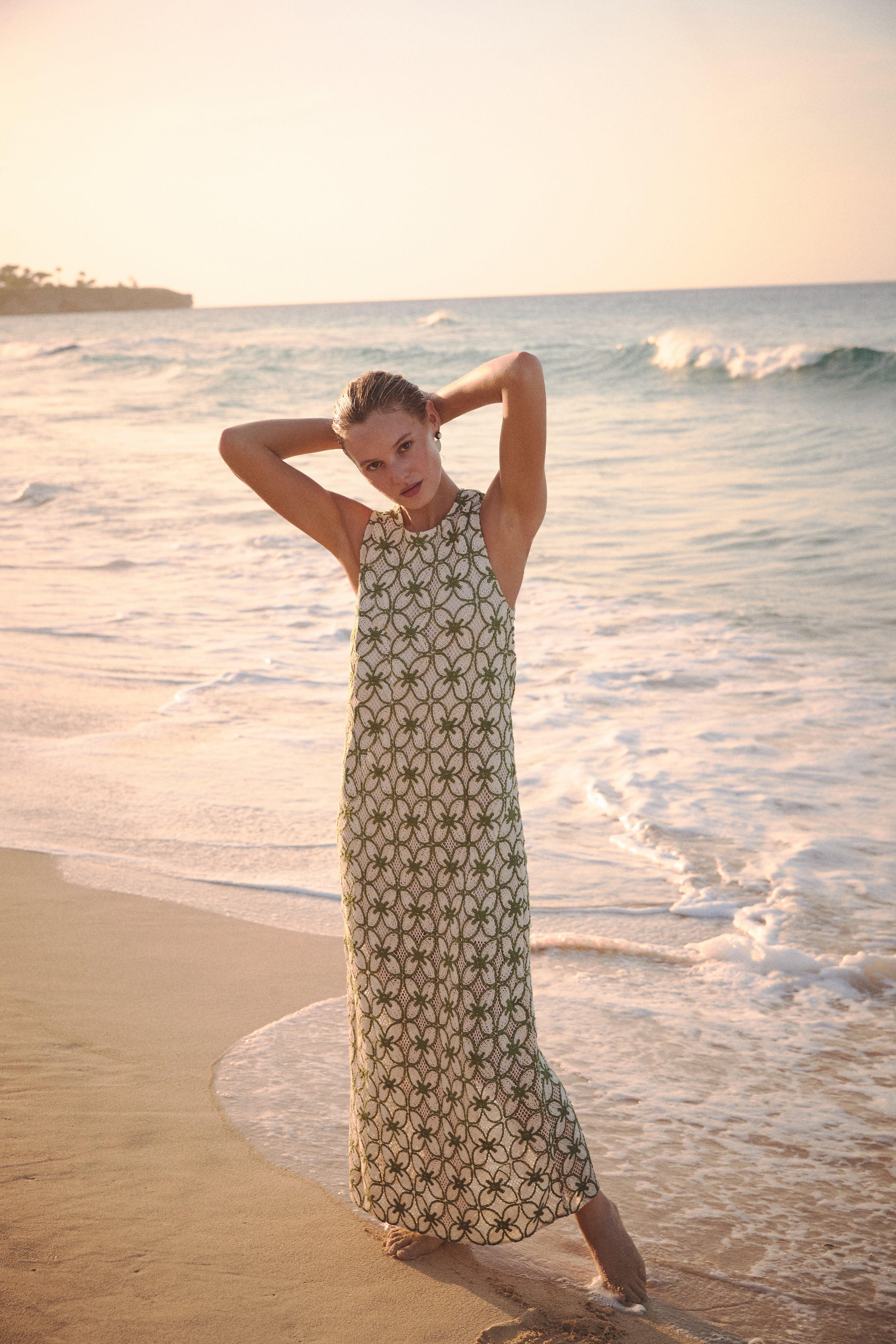 Fern Lace Crochet Leilana Dress