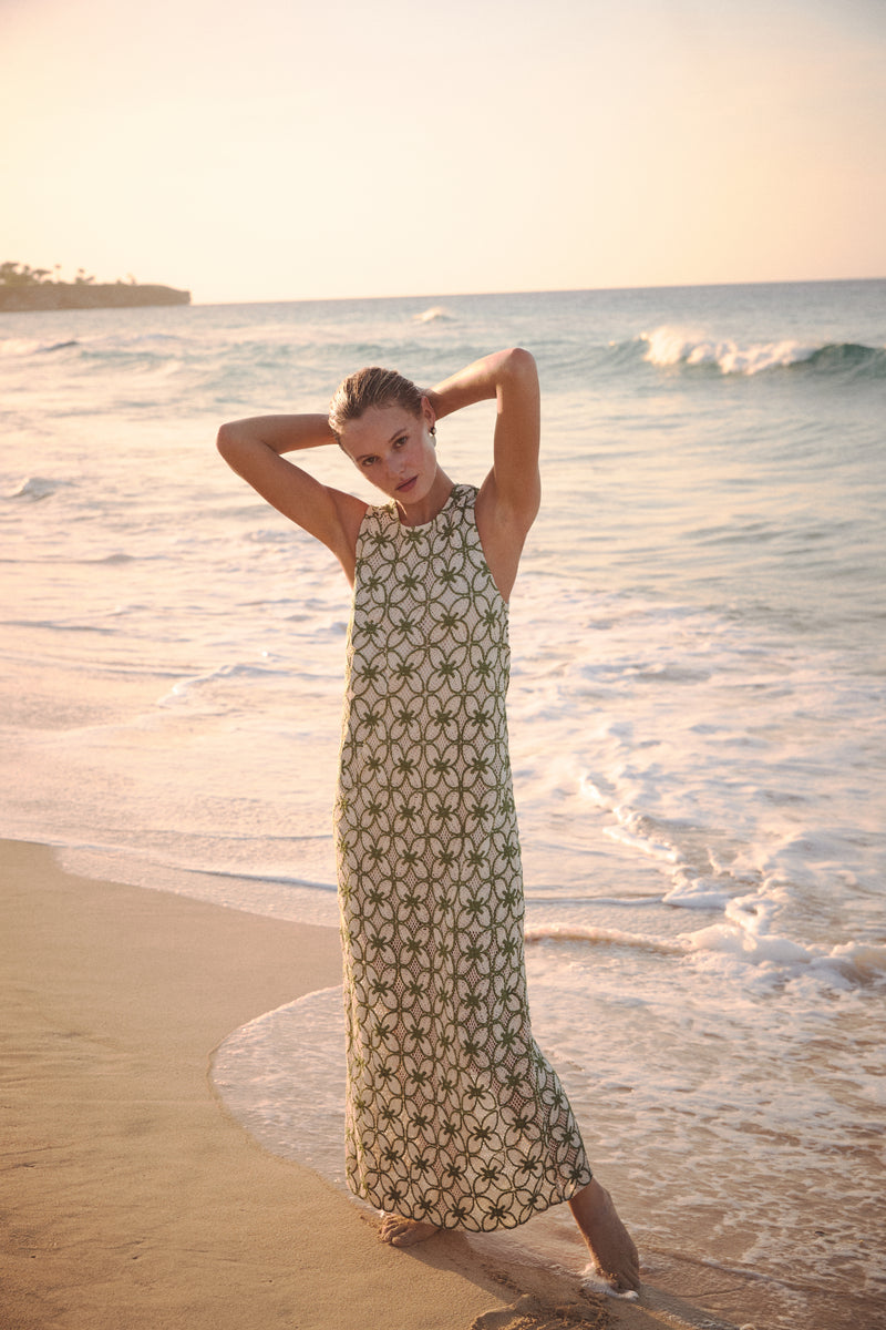 Fern Lace Crochet Leilana Dress