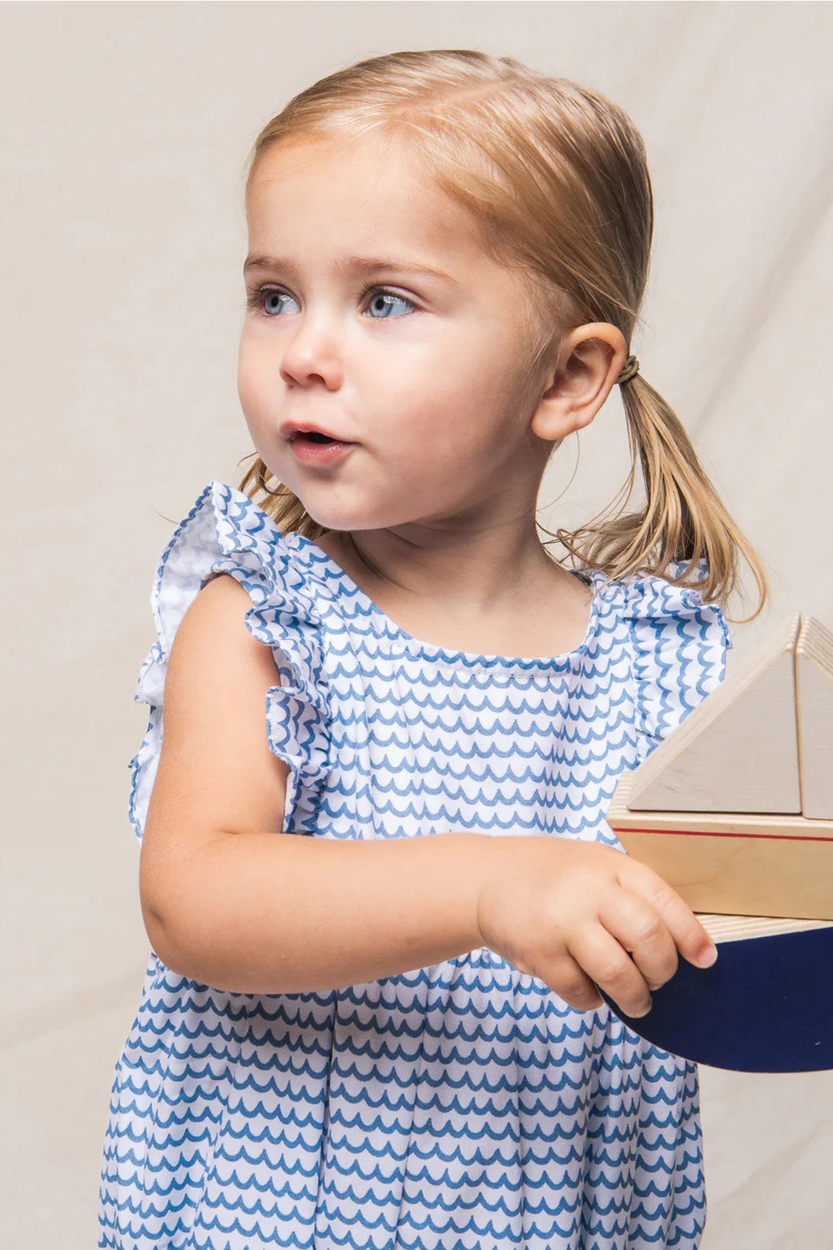 Baby Rampar Infant's La Mer Ruffled Romper | Petite Plume