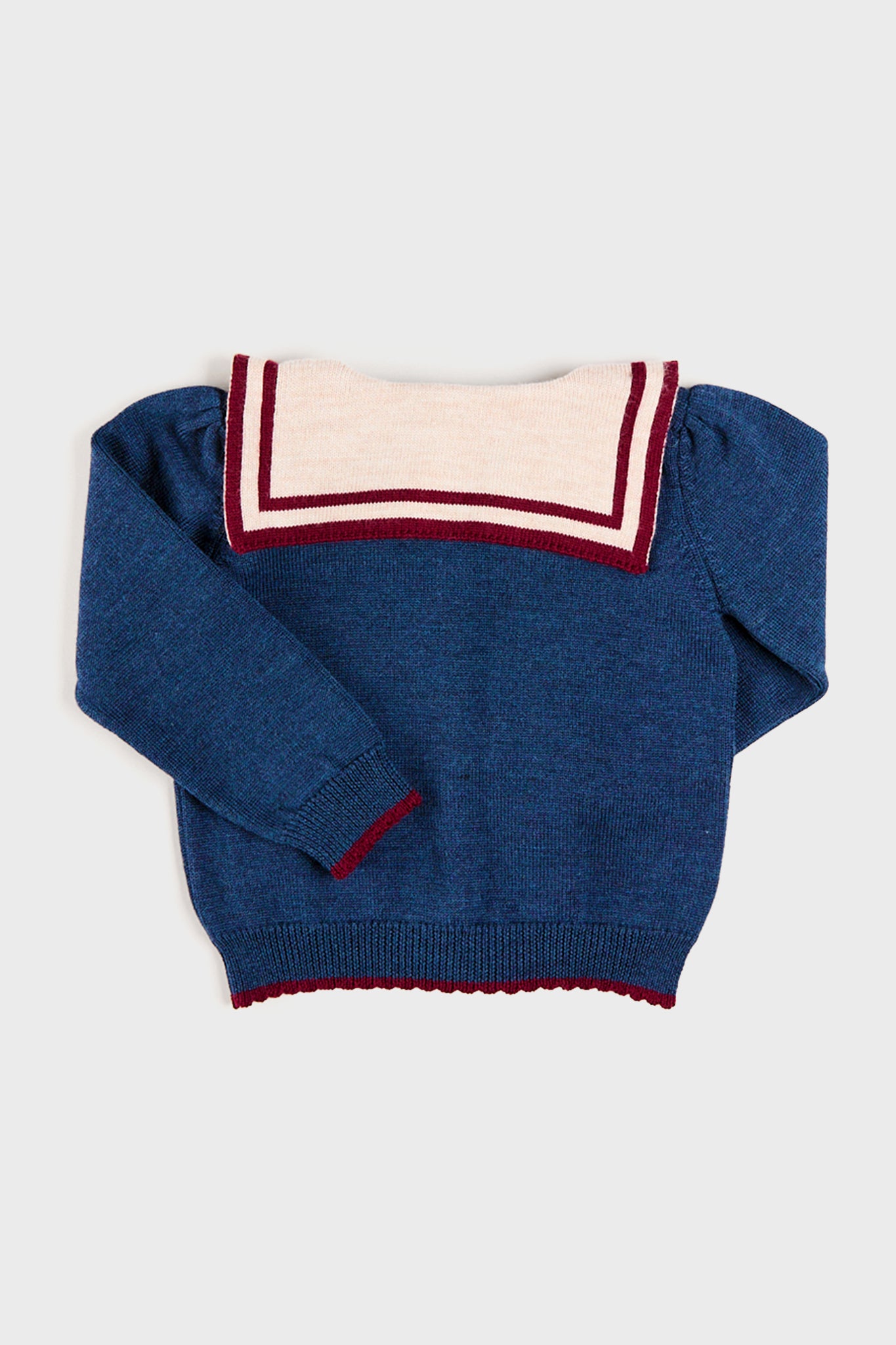 Mariner Collar Cardigan in Navy