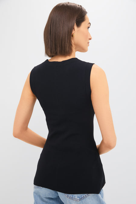 Black Marca Knit Top