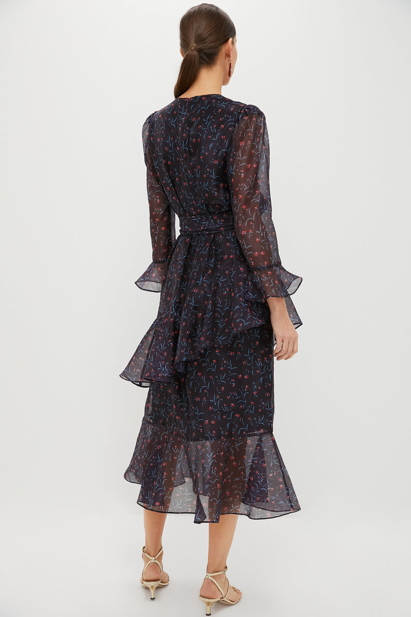 Midnight Oleander Sasha Dress