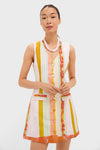 Abstract Stripe Suni Dress