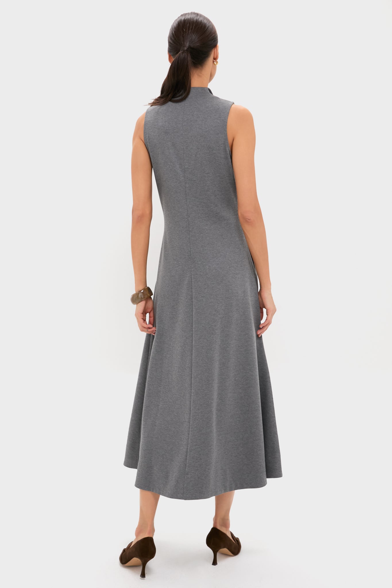 charcoal grey maxi dress Judith Charcoal Embellished Maxi Dress with Batwing Sleeves – Frock and  Frill main image 0
