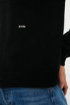 Black Cashmere Boyfriend Bodie Crewneck