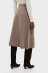 Hazelnut Barnaba Knitted Skirt