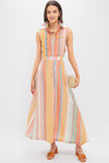 Multi Rainbow Stripes Amelianna Skirt