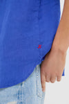 Blue Jo Shirt in Linen