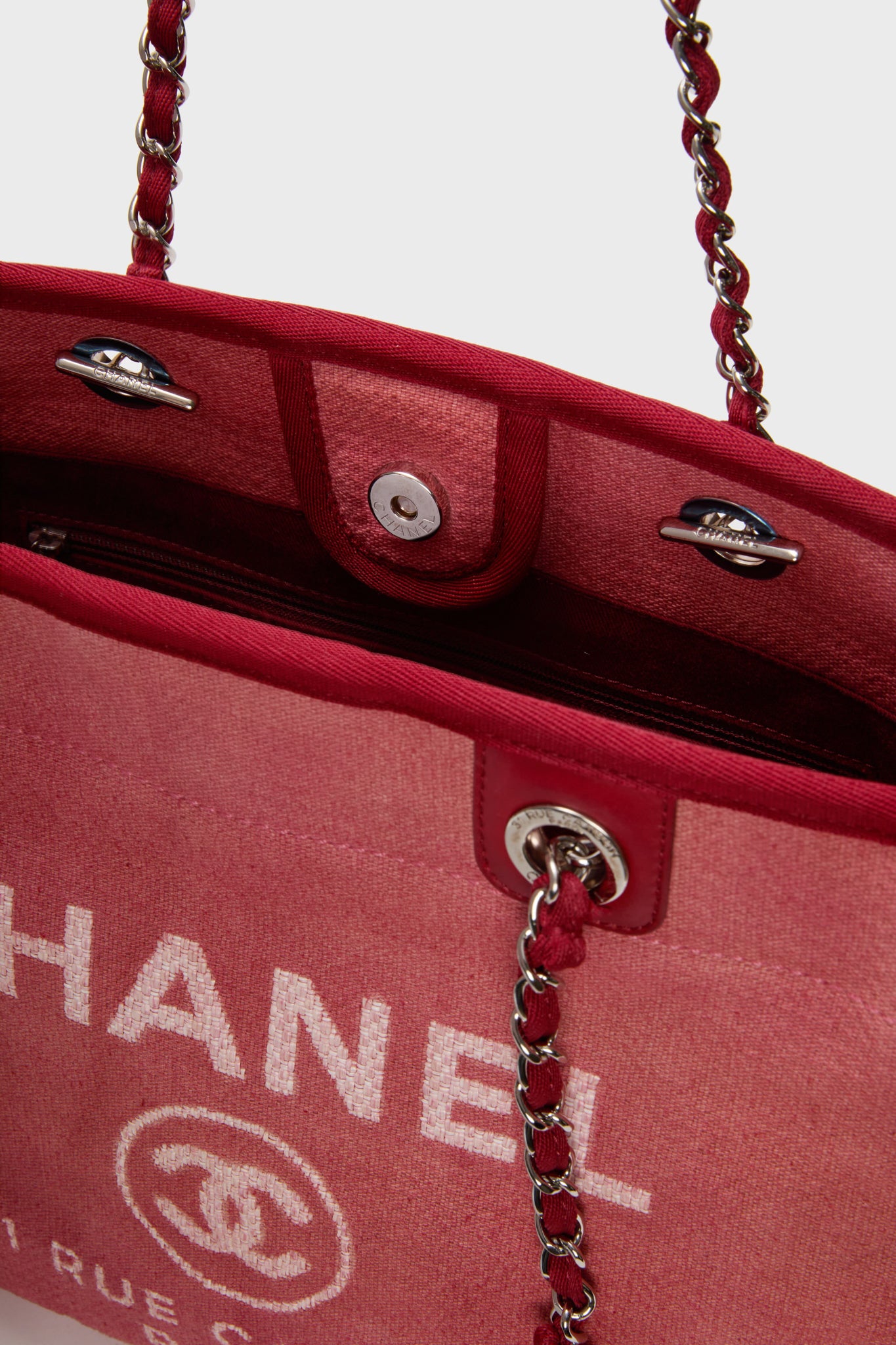 CHANEL Deauville MM Tote Bag