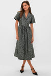 Emerald Mirasol Jacquard Adelaide Dress