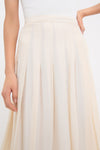 Arctic Wolf Atelier Pleated Maxi Skirt