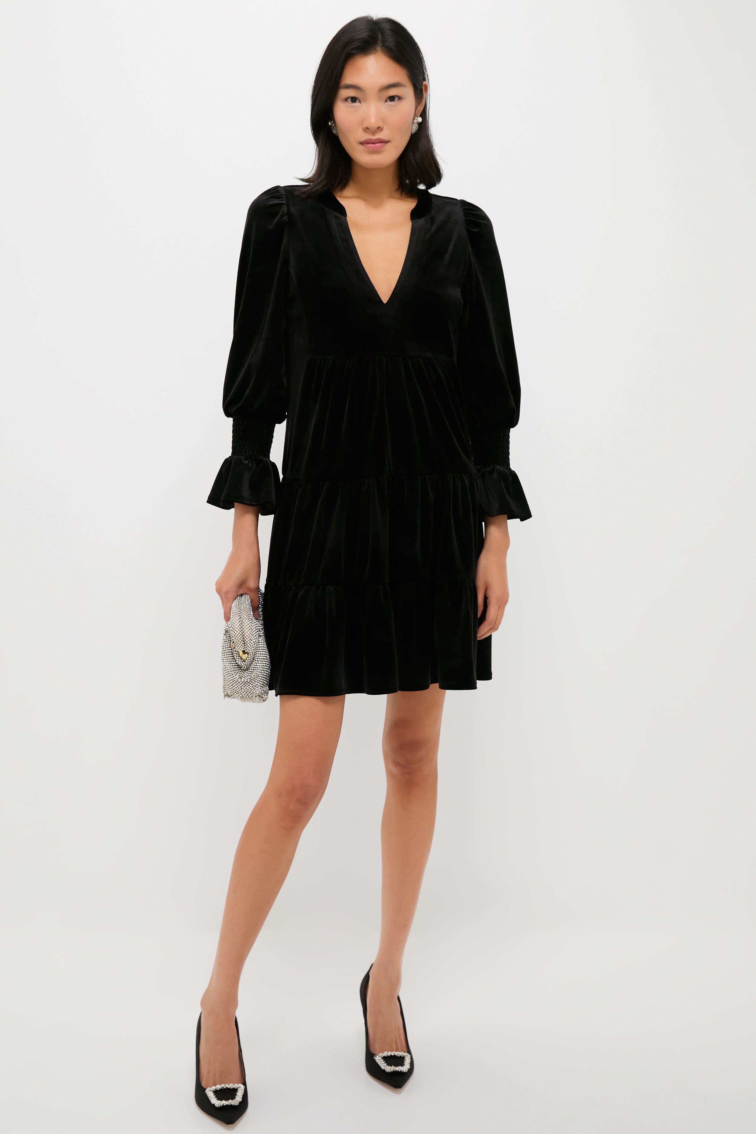 Black Velvet Kenzo Dress | Pomander Place
