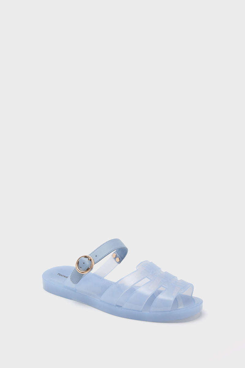 Blue Riley Jelly Sandals