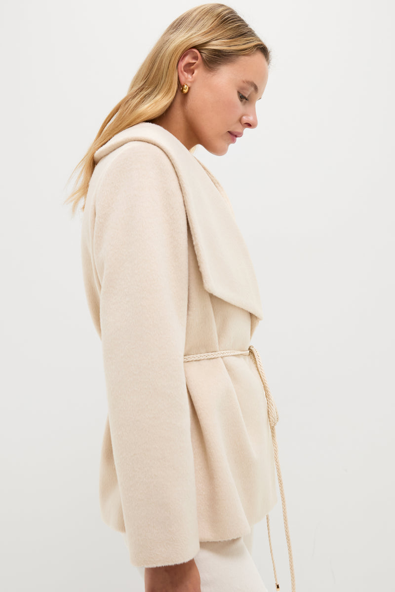 Cream Providence Wrap Jacket