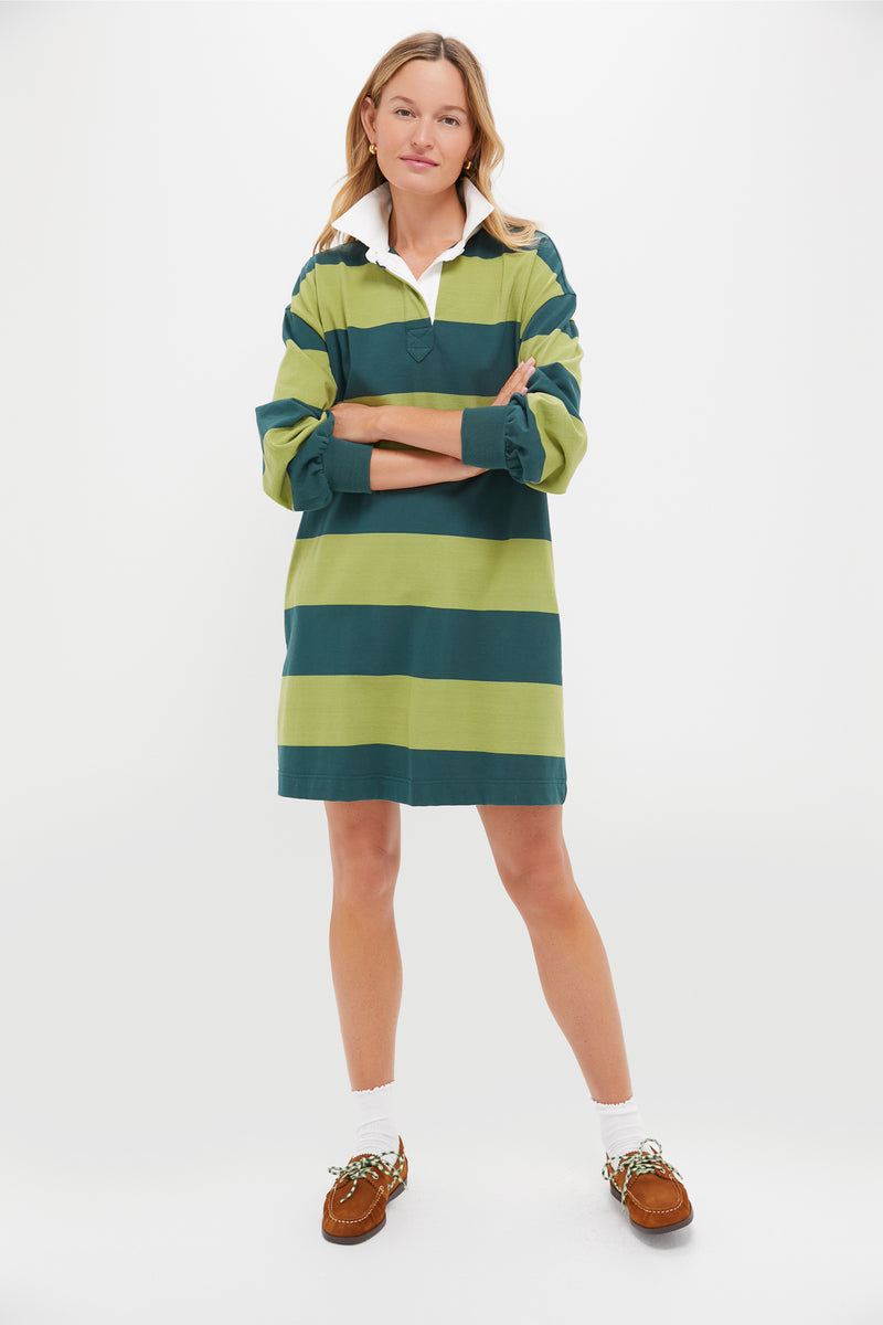 Woodbine and Junebug Stripe Travis Rugby Dress