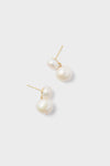 White Freshwater Pearl Sandra Earrings