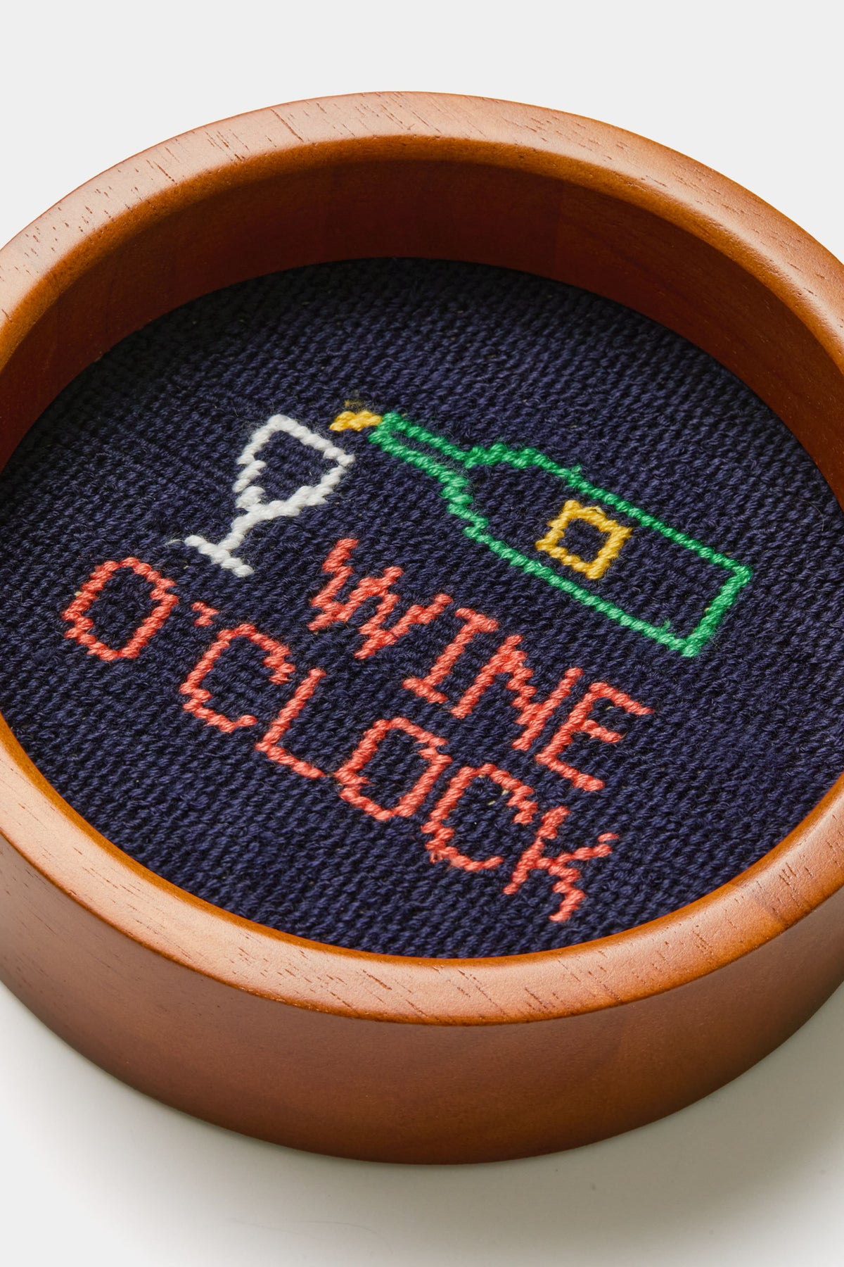 Midnight Wine O'Clock Wine Bottle Coaster
