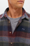 Navy Copswell Relaxed Checked Shirt