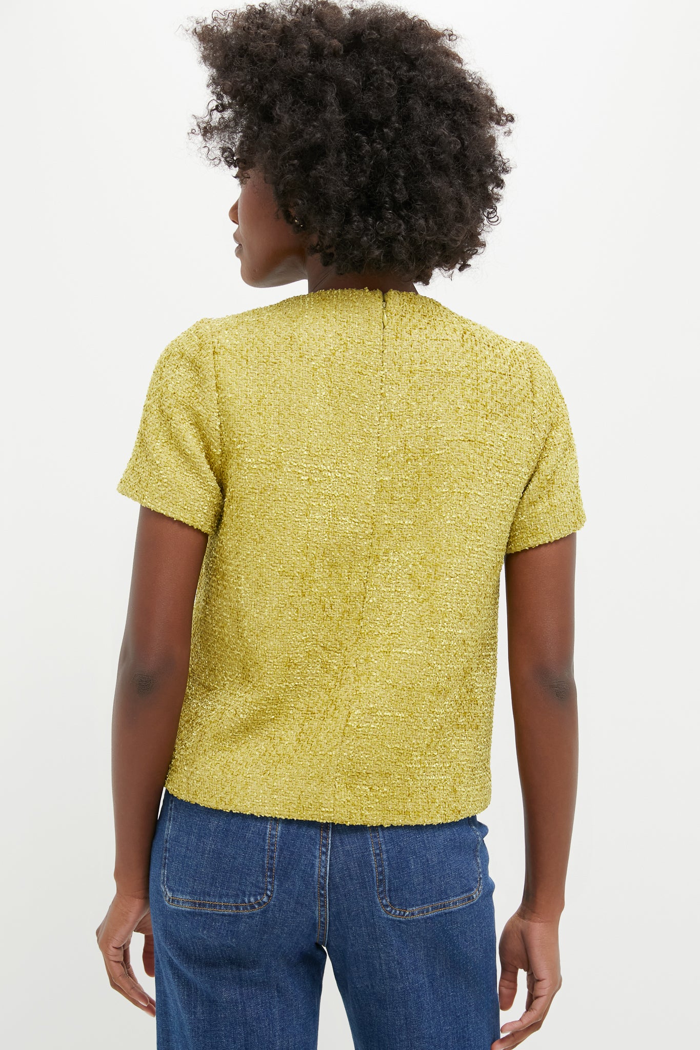 Citron Tweed Maebe Blouse