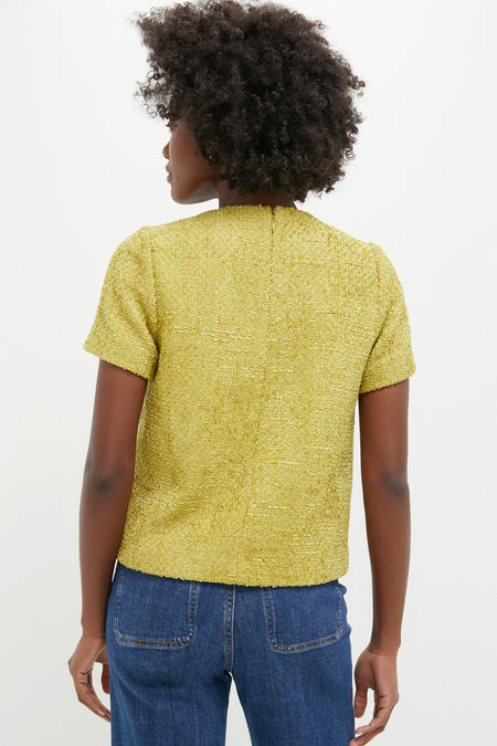 Citron Tweed Maebe Blouse