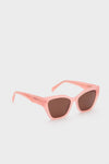 Peach Polarized Evie Sunglasses