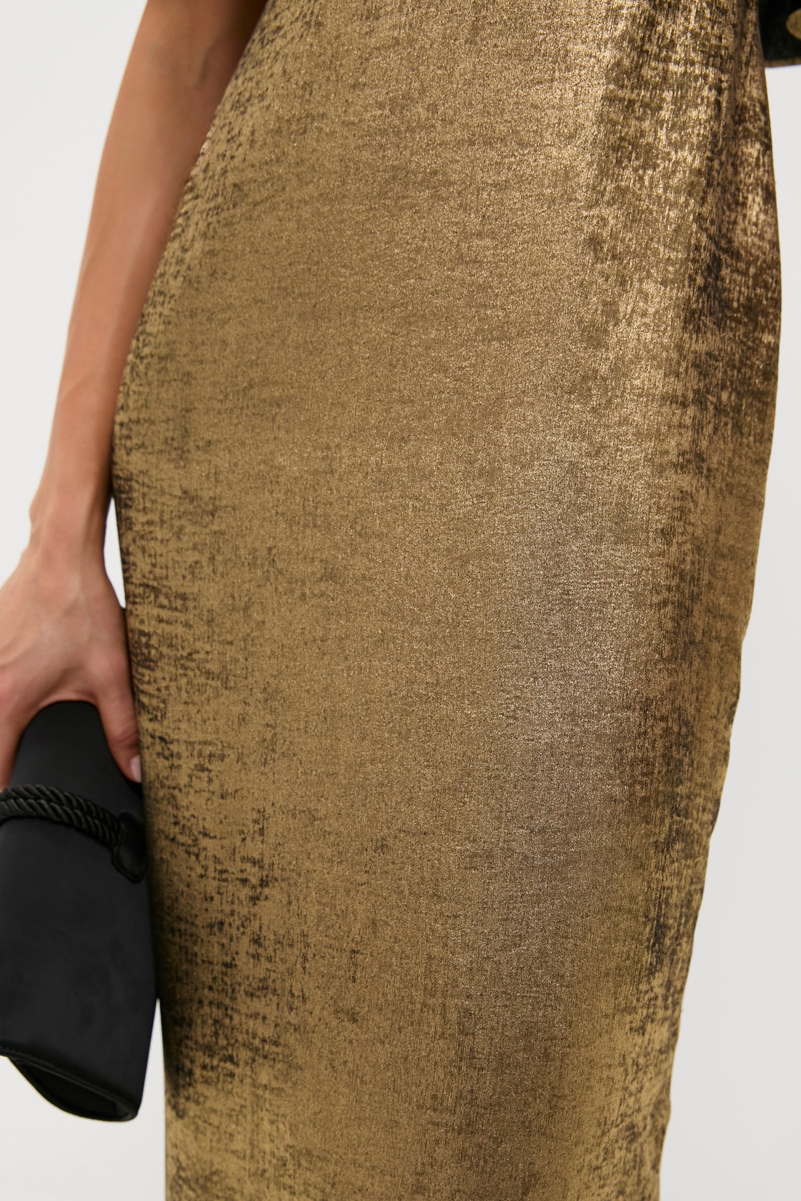 Gold Cape Leah Dress
