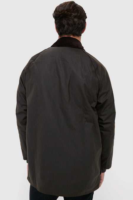 Men's Olive Beaufort Wax Jacket