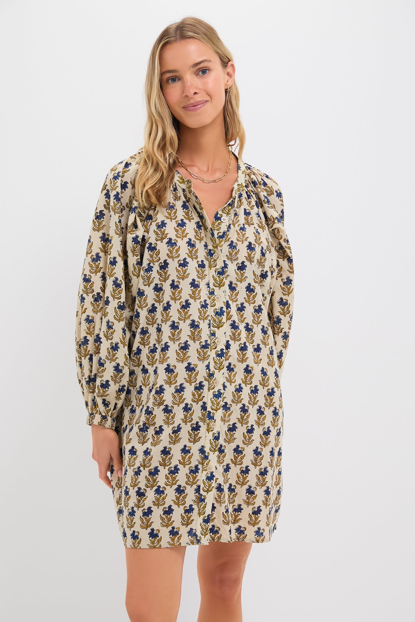 The Golden Print Minka Dress