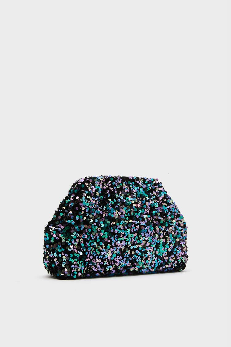 Multi Sparkle Clutch