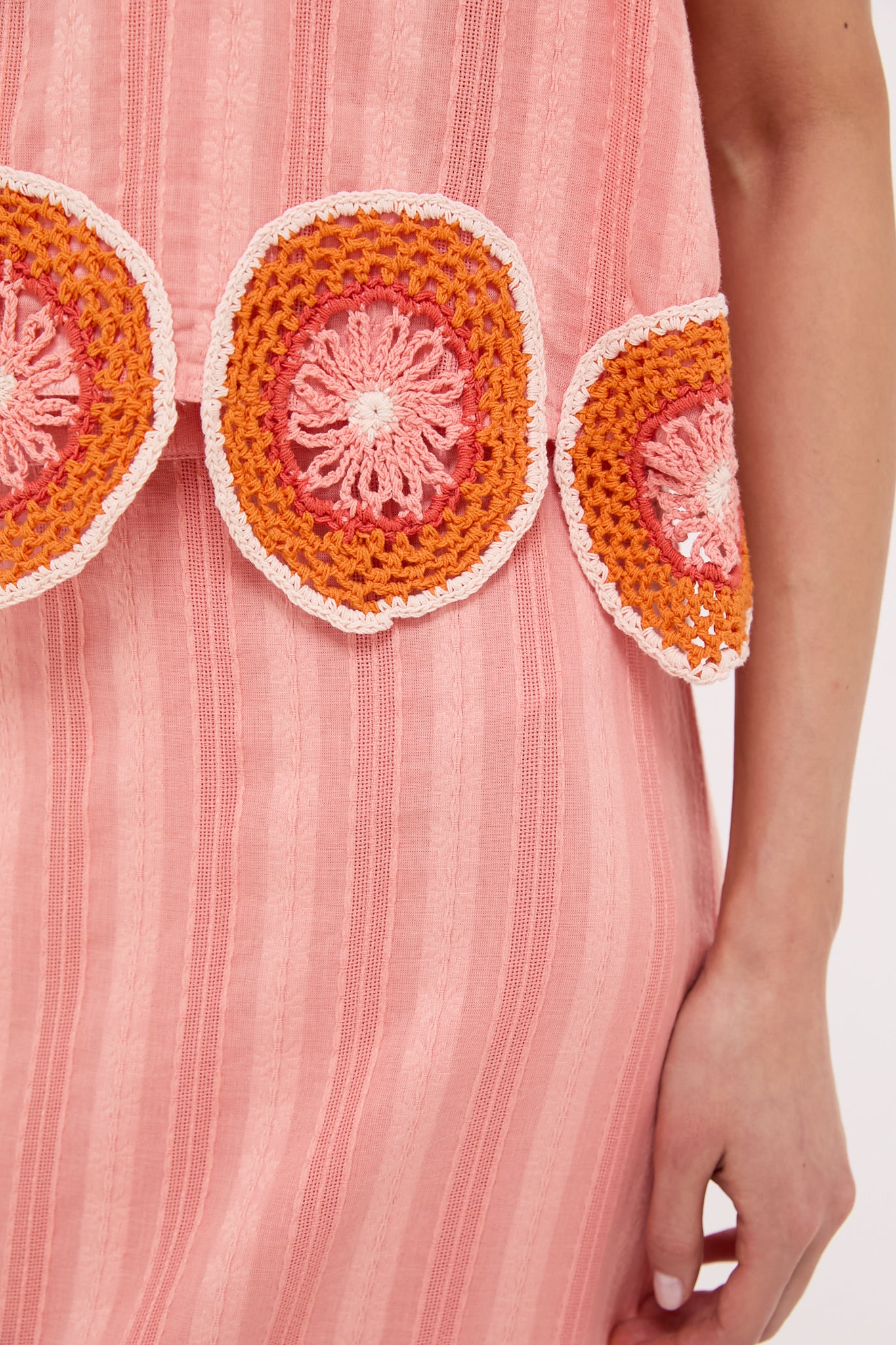 Coral Crochet Blake Tank